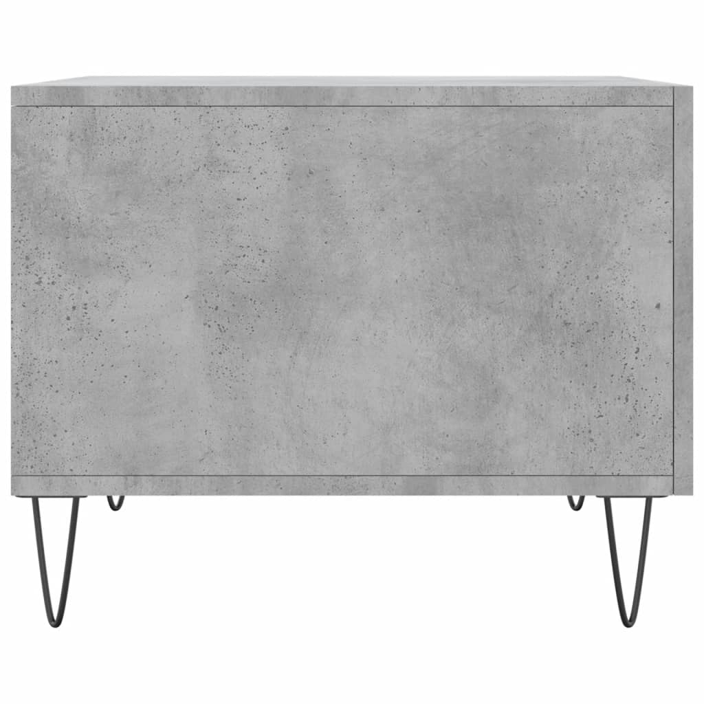 Tavolini Salotto 2pz Grigio Cemento 50x50x40 Legno Multistrato