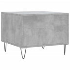 Tavolini Salotto 2pz Grigio Cemento 50x50x40 Legno Multistrato
