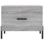Tavolini Salotto 2pz Grigio Sonoma 50x50x40cm Legno Multistrato