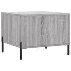 Tavolini Salotto 2pz Grigio Sonoma 50x50x40cm Legno Multistrato