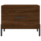 Tavolino da Salotto Rovere Marrone 50x50x40cm Legno Multistrato