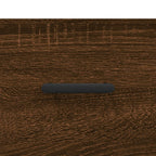 Tavolino da Salotto Rovere Marrone 50x50x40cm Legno Multistrato