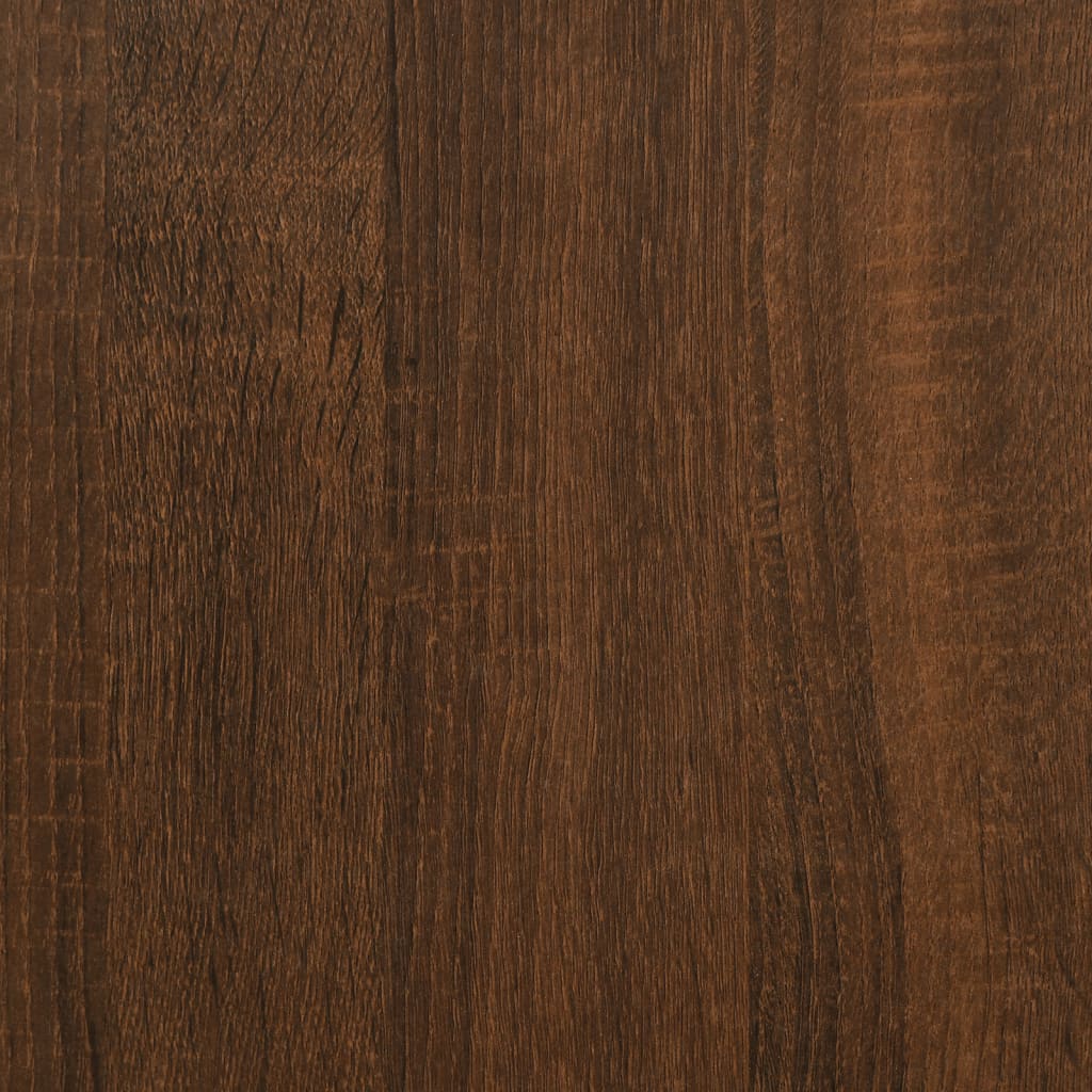 Tavolino da Salotto Rovere Marrone 50x50x40cm Legno Multistrato