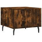 Tavolini Salotto 2 pz Rovere Fumo 50x50x40cm Legno Multistrato