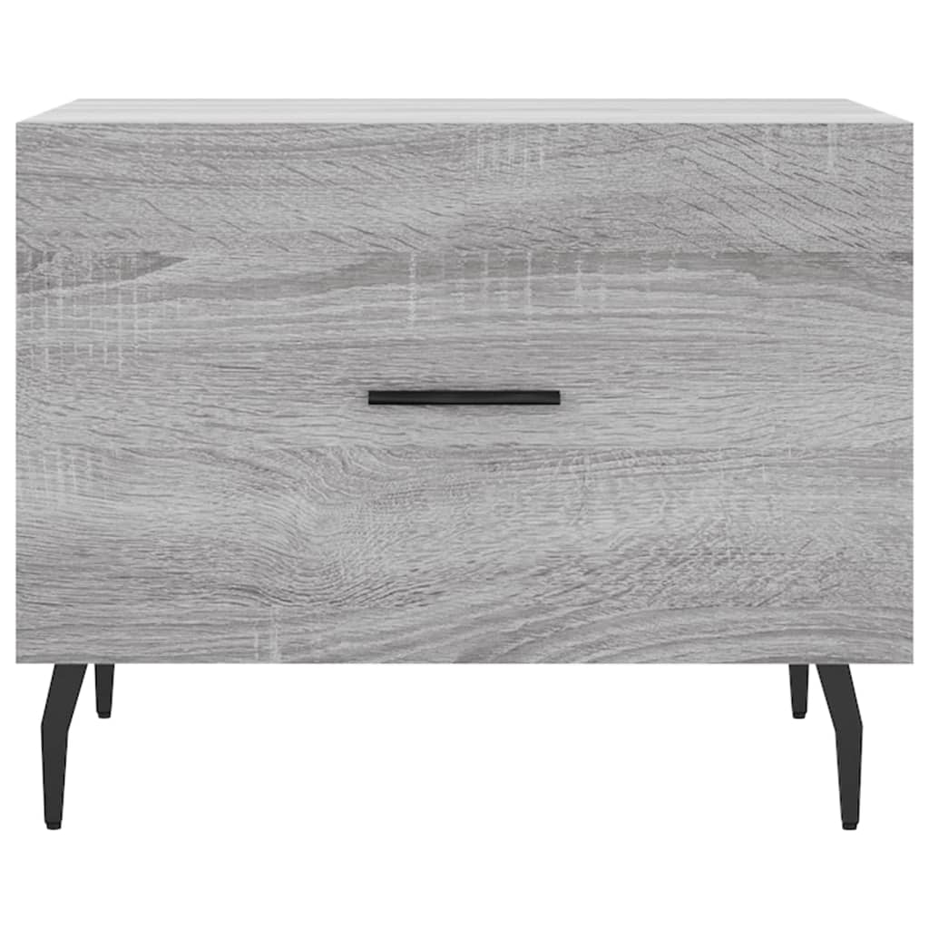 Tavolino da Salotto Grigio Sonoma 50x50x40 cm Legno Multistrato