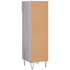 Scarpiera Grigio Sonoma 30x35x105 cm in Legno Multistrato