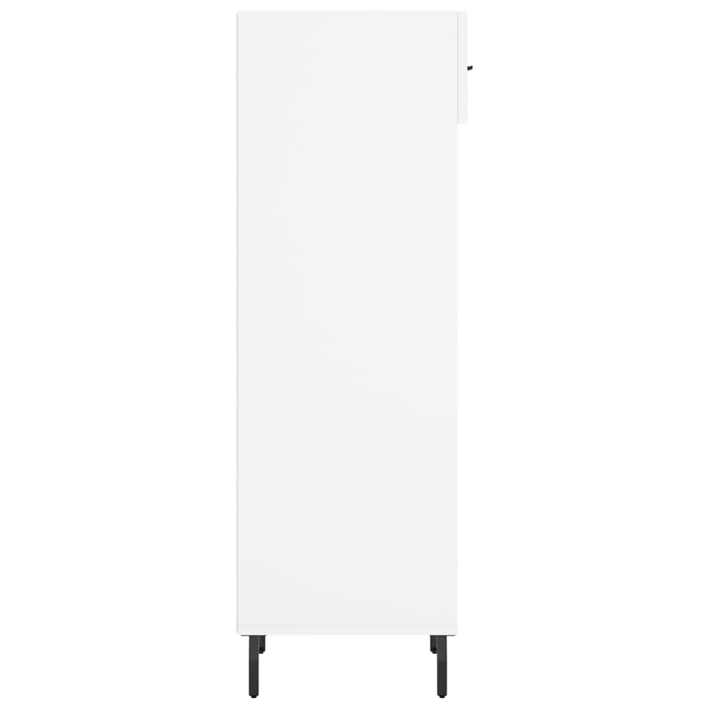 Scarpiera Bianca 30x35x105 cm in Legno Multistrato