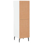Scarpiera Bianca 30x35x105 cm in Legno Multistrato