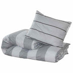 Set Copripiumino Grigio 140x200 cm Cotone 100%
