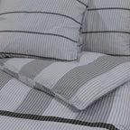 Set Copripiumino Grigio 140x200 cm Cotone 100%