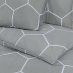 Set Copripiumino Grigio 200x220 cm in Cotone 100%
