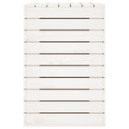 Cesto per Bucato Bianco 88,5x44x66 cm Legno Massello Pino