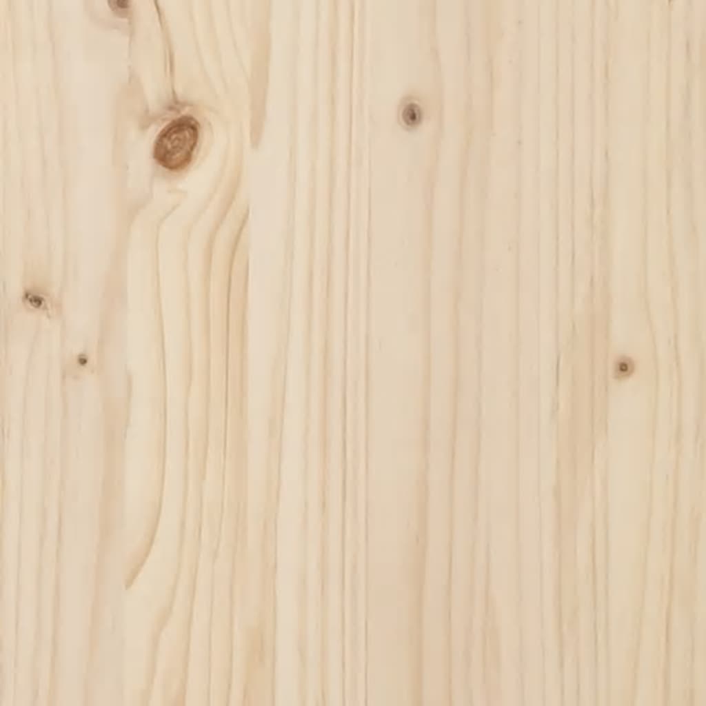Cesto per Bucato 88,5x44x76 cm Legno Massello Pino