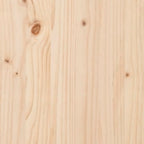 Cesto per Bucato 88,5x44x76 cm Legno Massello Pino