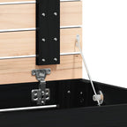 Cesto per Bucato 88,5x44x76 cm Legno Massello Pino