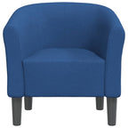 Poltrona Cabriolet Blu in Tessuto