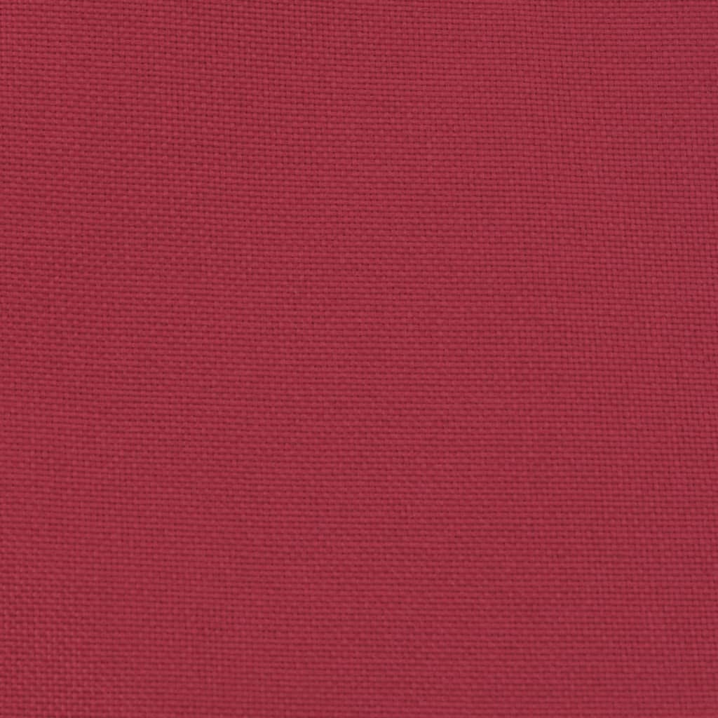 Poltrona Cabriolet con Poggiapiedi Rosso Vino in Tessuto