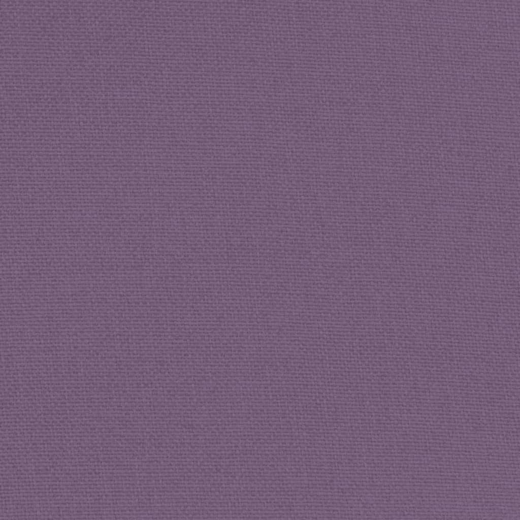 Poltrona Cabriolet con Poggiapiedi Viola in Tessuto
