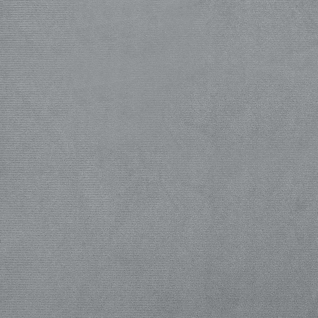 Poltrona Cabriolet Grigio Scuro in Velluto
