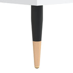 Tavolino da Salotto Bianco 90x60x35 cm in Legno Multistrato