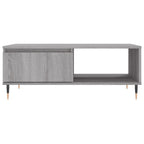Tavolino da Salotto Grigio Sonoma 90x60x35 cm Legno Multistrato