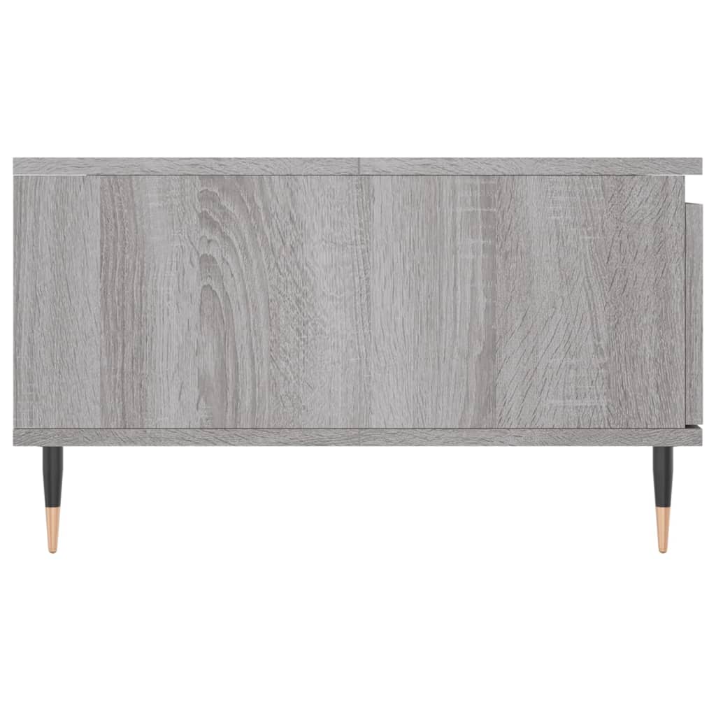 Tavolino da Salotto Grigio Sonoma 90x60x35 cm Legno Multistrato