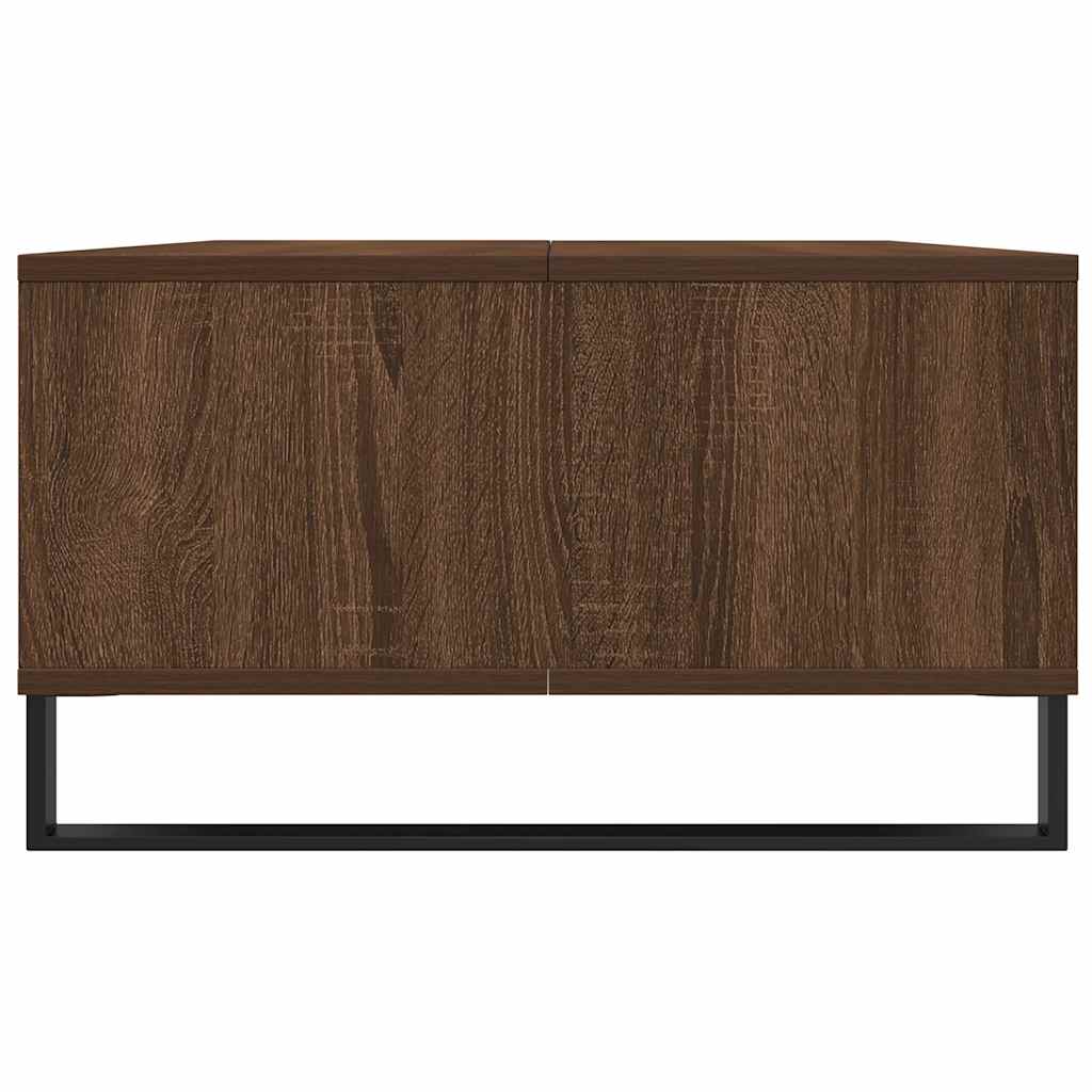 Tavolino Salotto Rovere Marrone 104x60x35 cm Legno Multistrato