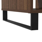 Tavolino Salotto Rovere Marrone 104x60x35 cm Legno Multistrato