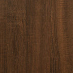 Tavolino Salotto Rovere Marrone 104x60x35 cm Legno Multistrato