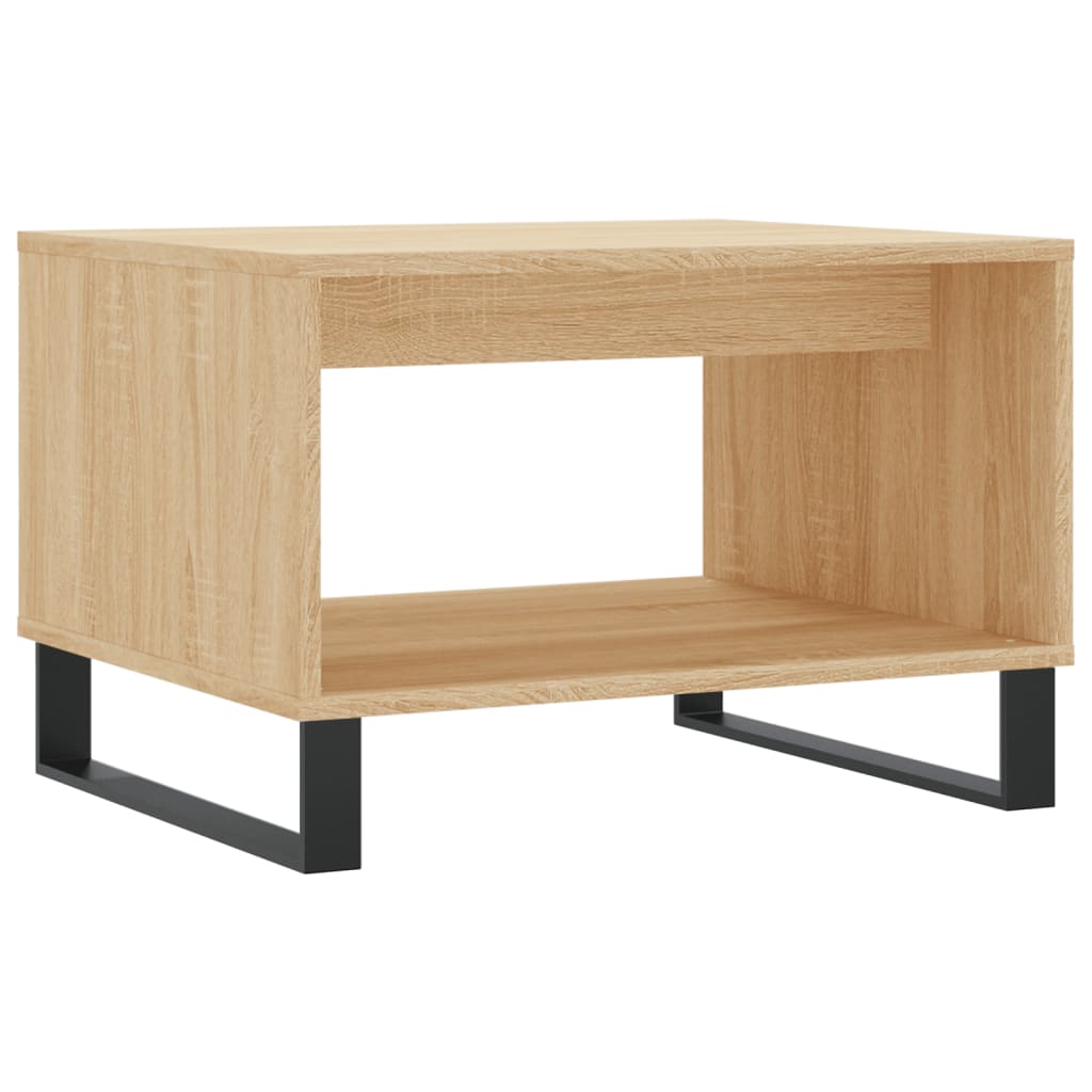 Tavolino da Salotto Rovere Sonoma 60x50x40 cm Legno Multistrato