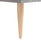 Panca Porta Scarpe Grigio Sonoma 102x35x55 cm Legno Multistrato