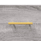 Panca Porta Scarpe Grigio Sonoma 102x35x55 cm Legno Multistrato