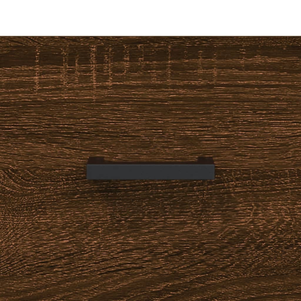 Panca Porta Scarpe Rovere Marrone 102x35x55cm Legno Multistrato