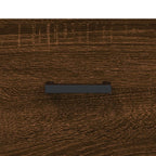 Panca Porta Scarpe Rovere Marrone 102x35x55cm Legno Multistrato