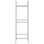Portalegna 50x28x94 cm in Acciaio Inossidabile