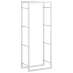 Portalegna 50x28x132 cm in Acciaio Inossidabile