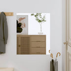 Specchio da Parete 50x60 cm Vetro Rettangolare