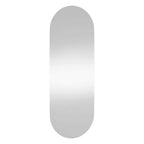 Specchio da Parete 15x40 cm Vetro Ovale