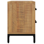 Comodini 2 pz 36x30x45 cm in Legno Massello di Pino