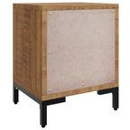 Comodini 2 pz 36x30x45 cm in Legno Massello di Pino