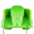 Slittino con Freni Verde 87x40x18 cm in Polipropilene