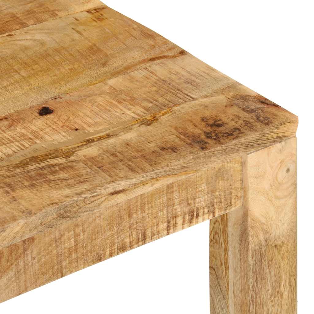 Tavolino da Salotto 55x55x35 cm in Legno Massello di Mango