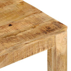 Tavolino da Salotto 55x55x35 cm in Legno Massello di Mango