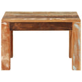 Tavolino da Salotto 55x55x35 cm in Legno Massello di Recupero