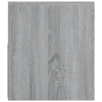 Comodini 2 pz con Luci LED Grigio Sonoma 60x35x40 cm
