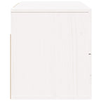 Comodino a Muro Bianco 50x36x40 cm