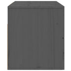 Comodini a Muro 2 pz Grigio 50x36x40 cm