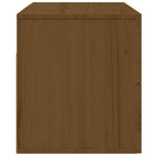 Comodini a Muro 2 pz Marrone ambra 50x36x40 cm