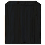 Comodini a Muro 2 pz Nero 50x36x40 cm