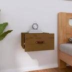 Comodino a Muro ambra 40x29,5x22 cm